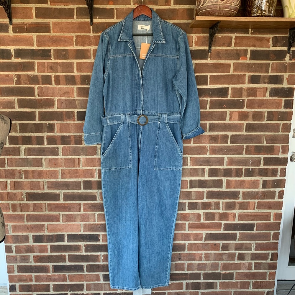 NWT Reformation Rex boiler Boracay denim jumpsuit - Picture 2 of 8